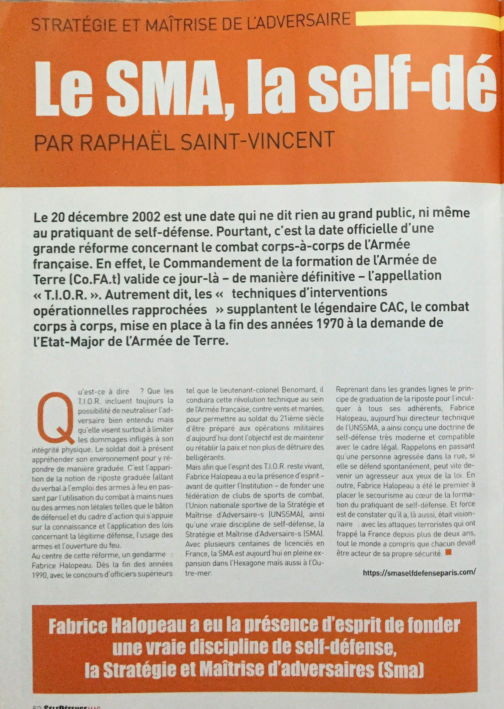 sma article de presse orange 1